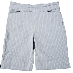 Hilary Ridley Womens Bermuda Shorts Multicolor Size Small Rayon Blend Stretch